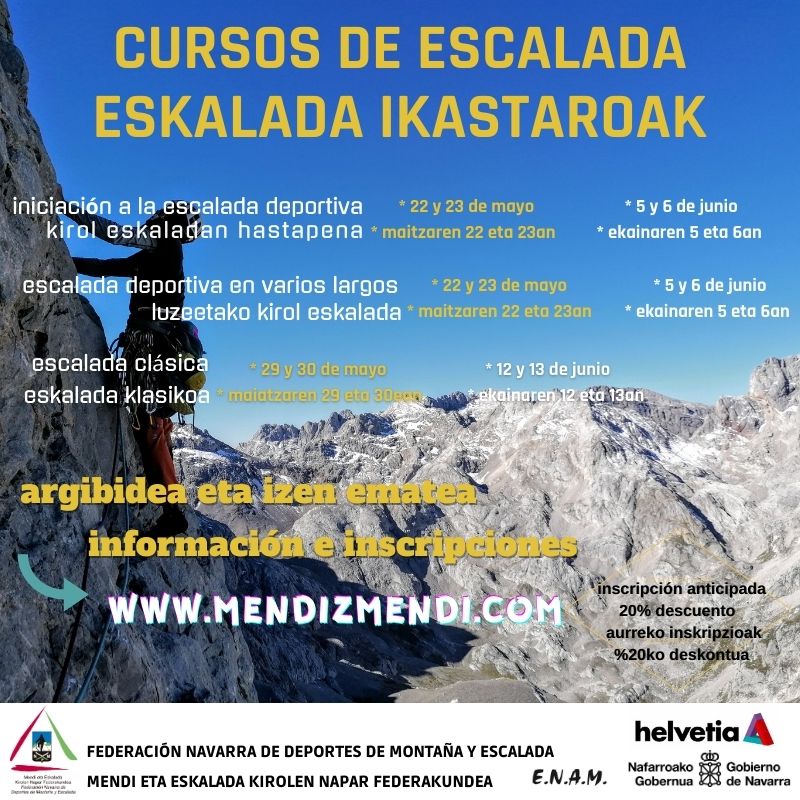 CURSOS DE ESCALADA